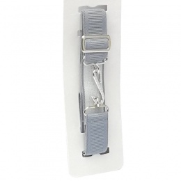 Boys Silver / Grey Adjustable & Elasticated Formal Belt